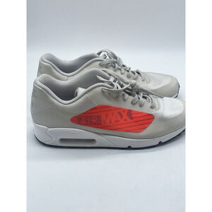 Nike Air Max 90 NS GPX Big Logo, Men's 10.5, Grey Crimson Infrared, AJ7182-001